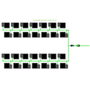 Alien Hydroponics EasyFeed 28 Pot 4 Row Kit