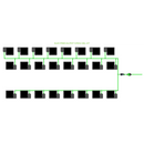 Alien Hydroponics EasyFeed 24 Pot 3 Row Kit