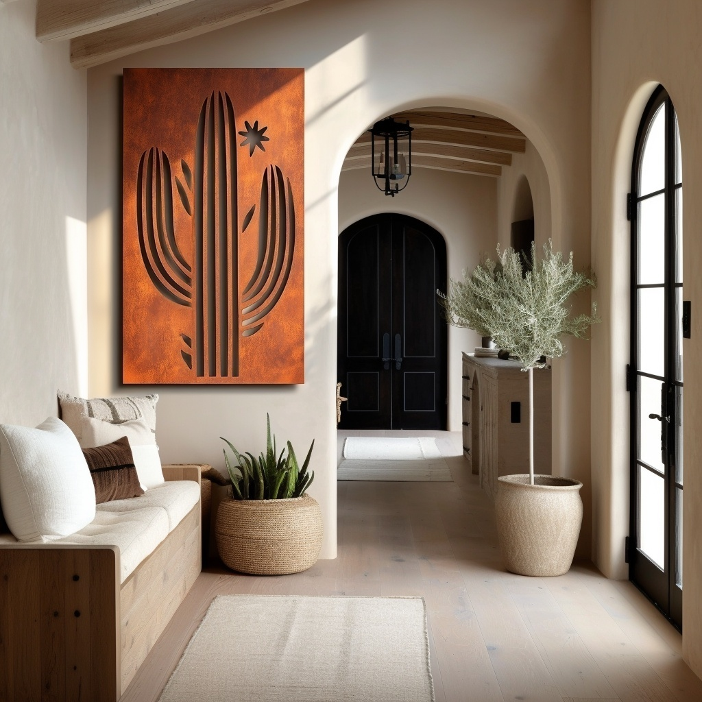 The Saguaro Cactus - Metal Wall Art