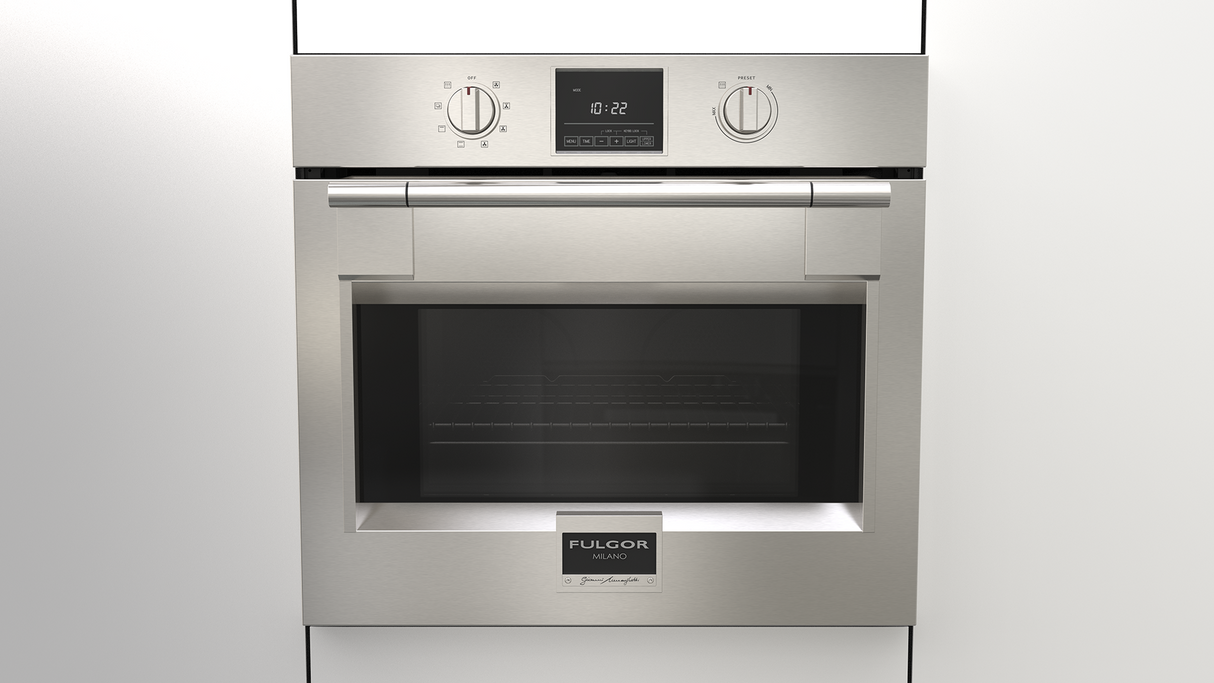Fulgor Milano 30" Pro 4.4 cu. ft Stainless Steel Single Wall Oven F6PSP30S1