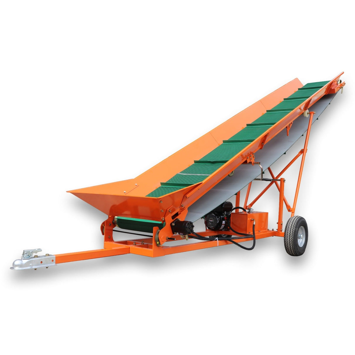 Chery Industrial 6.5HP Firewood Conveyor Max. 9.3ft Lift Height with B&S Engine and 19.7" PVC Belt