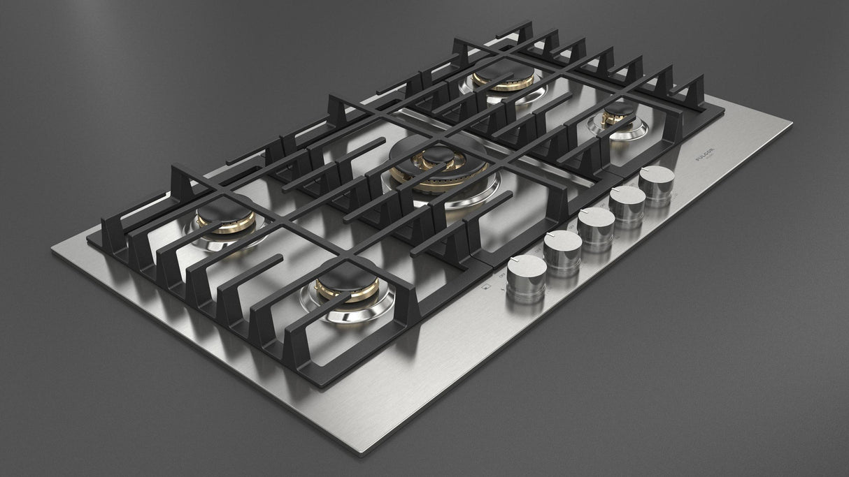 Fulgor Milano 36” Built-In Gas Cooktop Stainless Steel Gas Cooktop F4MTGK36S1