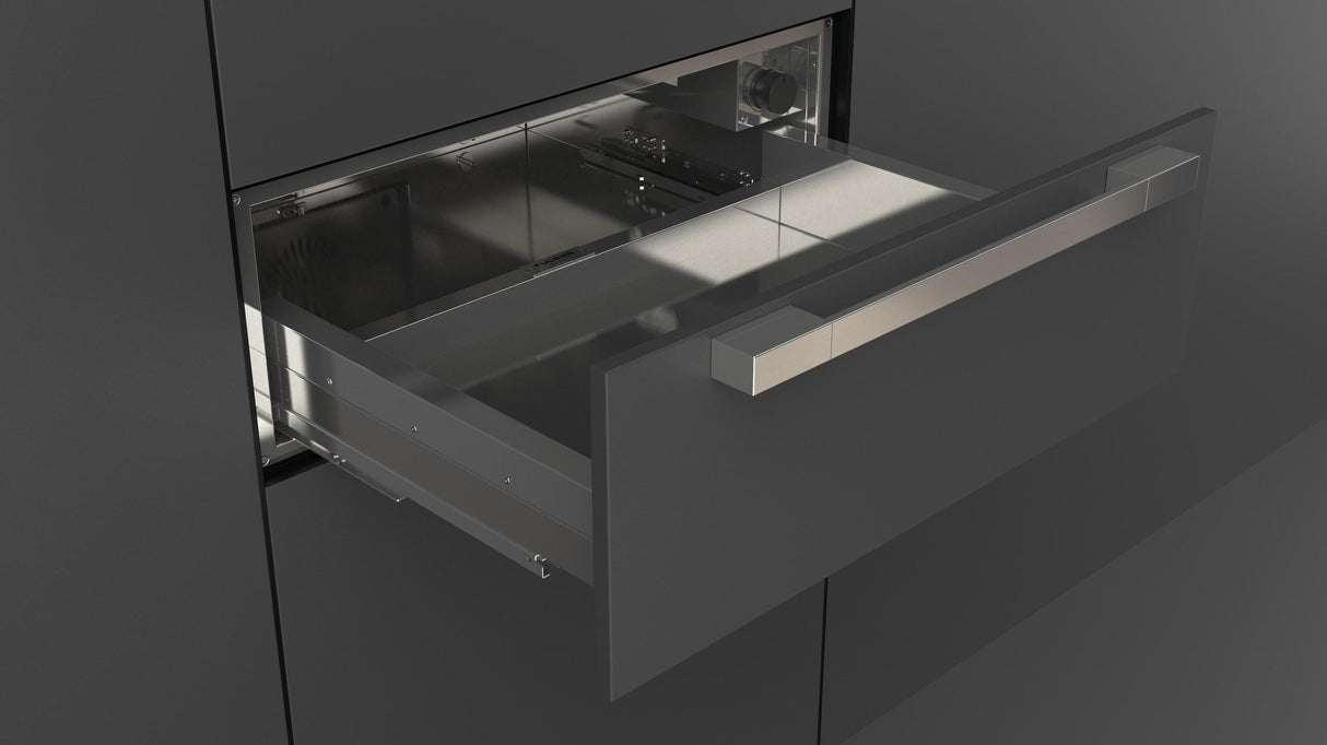 Fulgor Milano 600 Series 30" Custom Panel Ready Overlay Warming Drawer F6IWD30O1