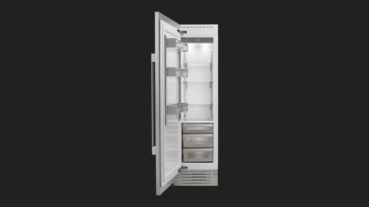 Fulgor Milano 24" Built-In Column Refrigerator Freestanding Refrigerator F7SRC24S1L