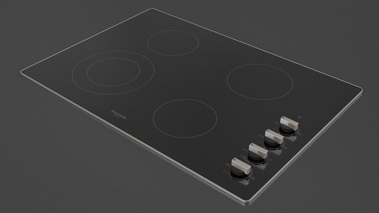 Fulgor Milano 30” Built-In Radiant Cooktop with Knobs Electric Cooktop