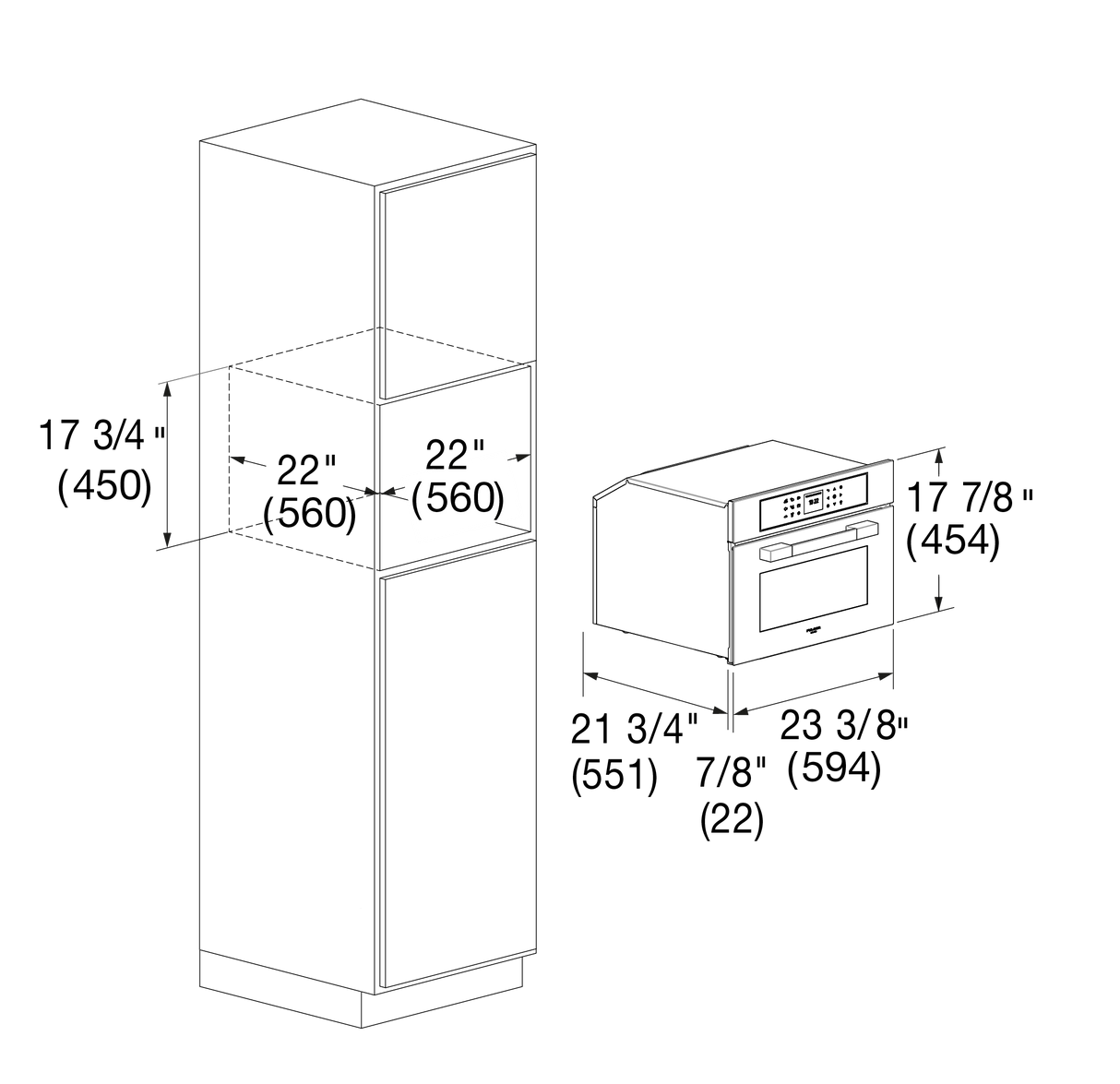 Fulgor Milano Matteo 700 Series 24" Matte Black Single Wall Electric Combi Speed Oven F7MSPD24MB1