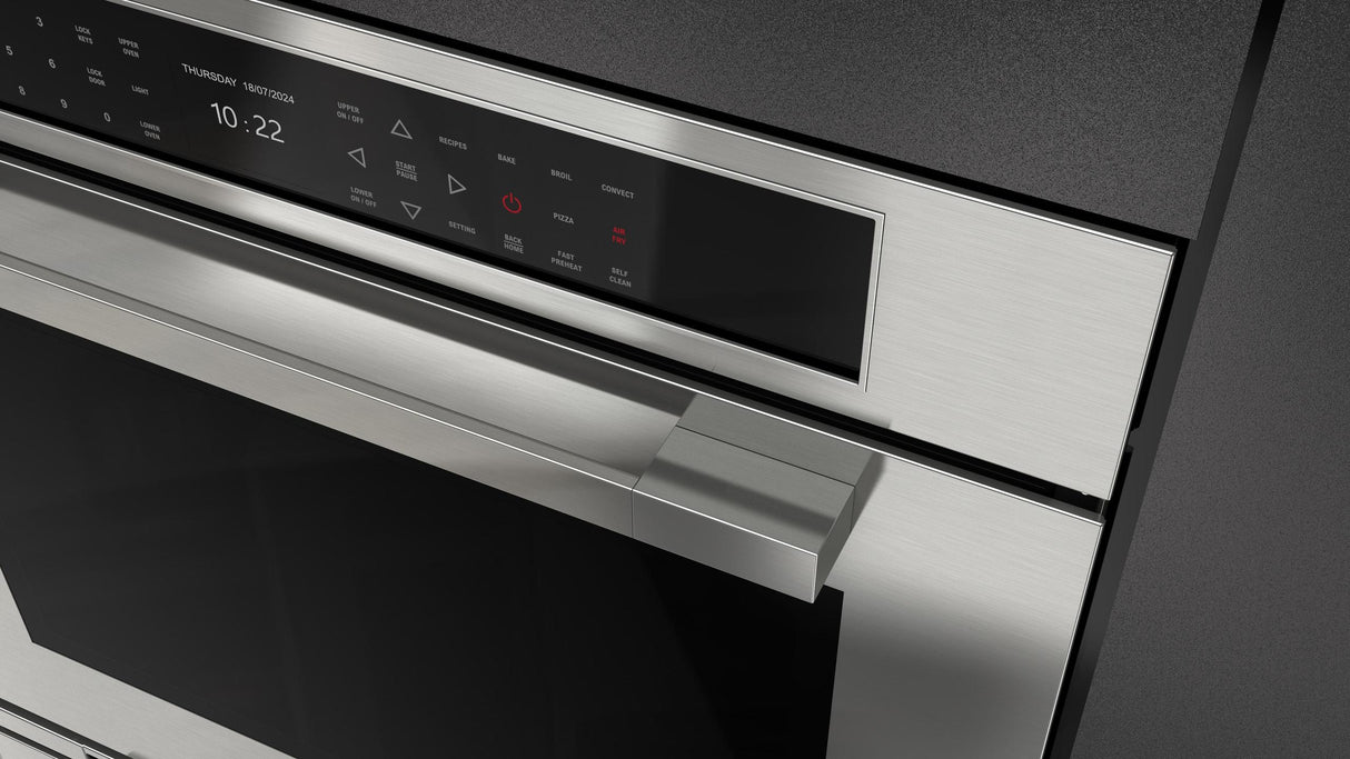 Fulgor Milano 30" Matte Stainless Double Wall Electric Oven F7MDP30S1