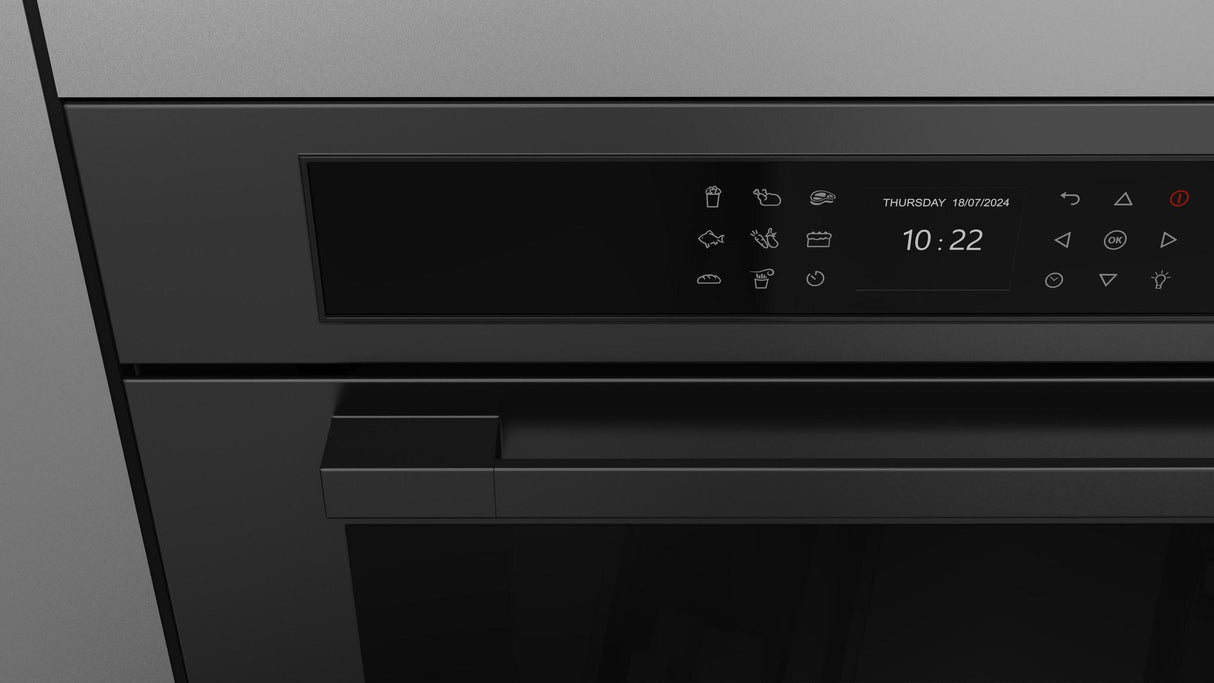 Fulgor Milano Matteo 700 Series 30" Matte Black Single Wall Electric Combi Speed Oven F7MSPD30MB1