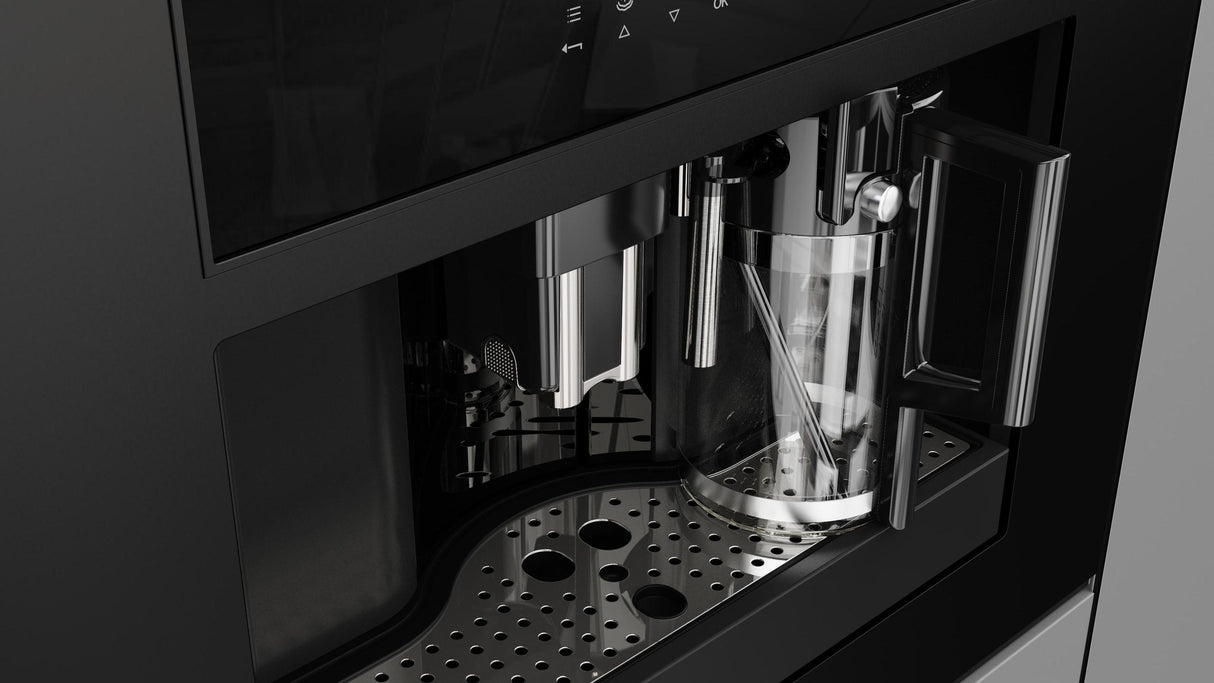 Fulgor Milano 24" Matte Black Built-In Coffee Maker & Grinder F7MBC24MB1