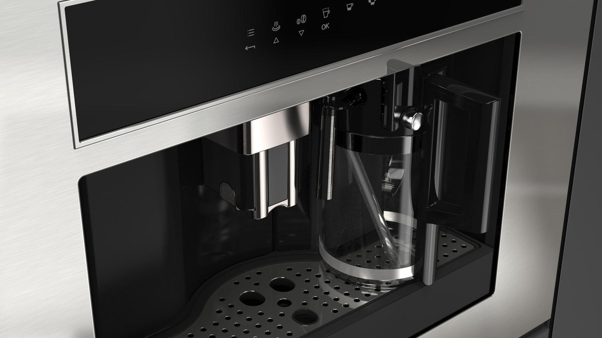 Fulgor Milano 24" Matte Stainless Built-In Coffee Machine F7MBC24S1