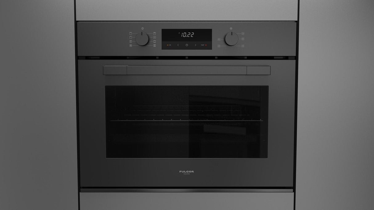 Fulgor Milano 30” Built-In Single Wall Oven Matte Black Electric Oven F1MSM30MB1
