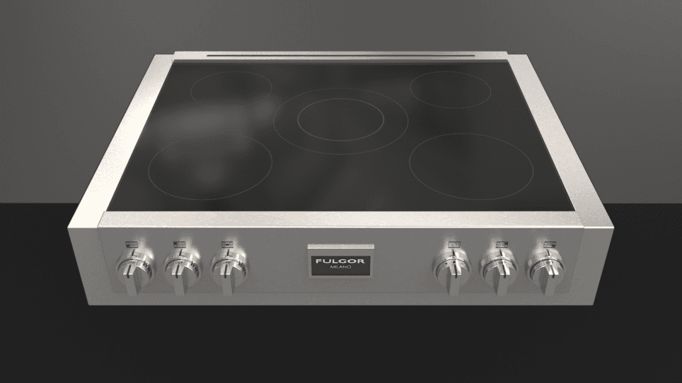 Fulgor Milano Sofia 36" Induction Rangetop Stainless Steel Built-In Cooktop F6IRT365S1
