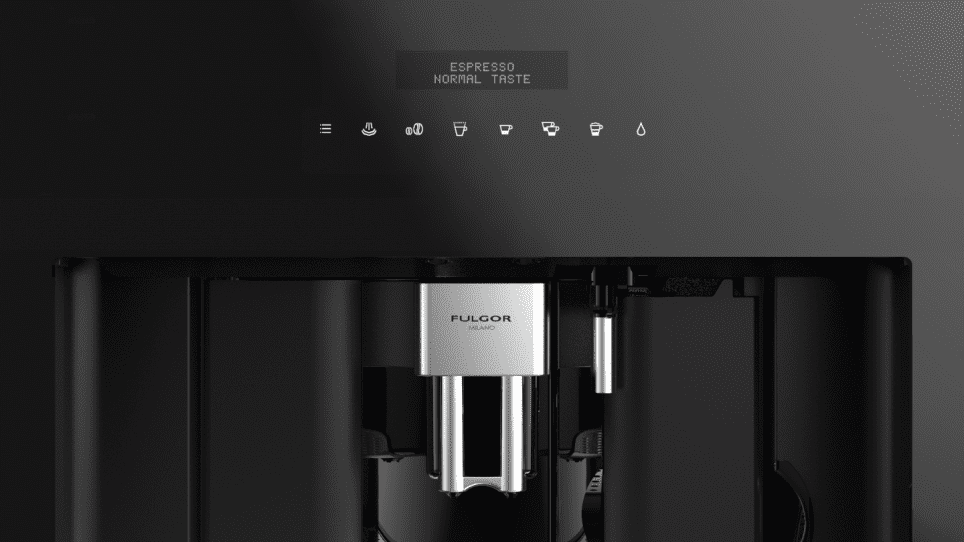 Fulgor Milano 700 Series 24" Built-In Coffee Machine Black Glass F7BC24B1