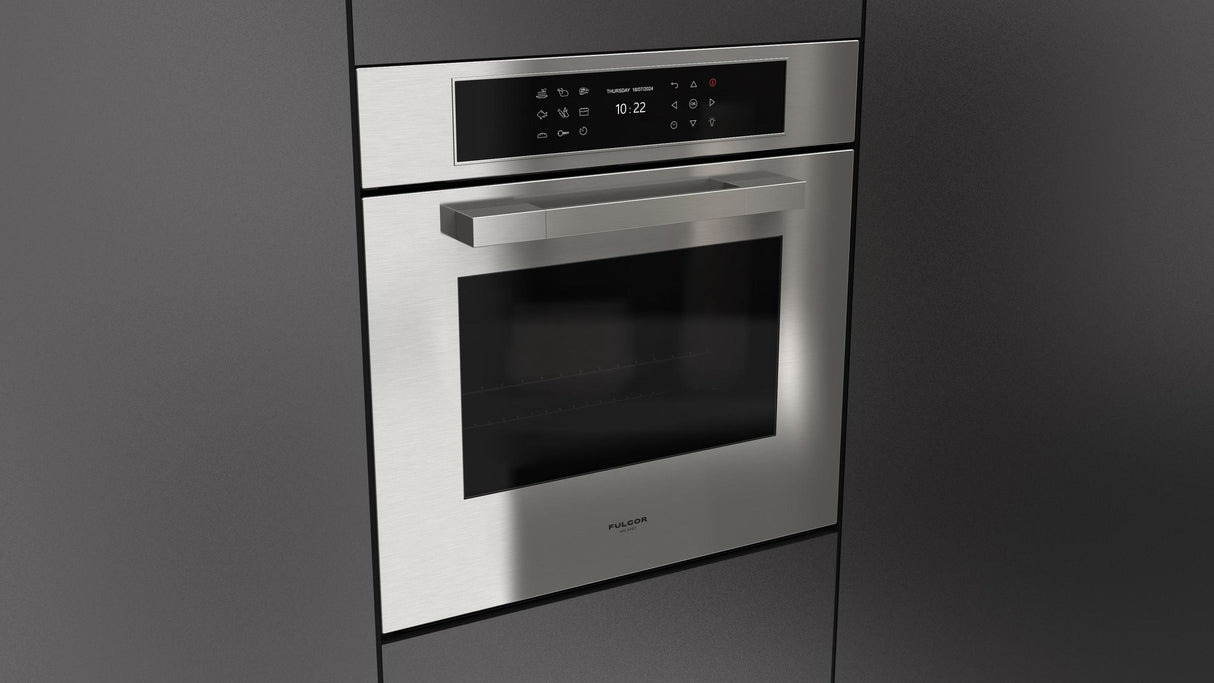 Fulgor Milano Matteo 700 Series 24" Stainless Steel Single Wall Electric Multifunction Oven F7MSM24S1