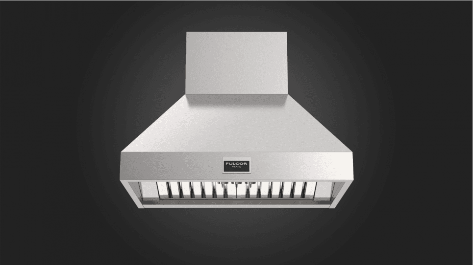 Fulgor Milano 36" Pro Chimney Hood Stainless Steel Wall Mount Range Hood F6PC36DS1