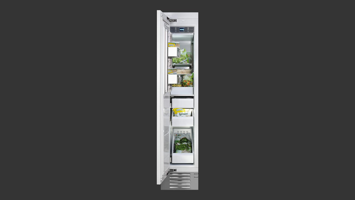 Fulgor Milano 18" 8.22 cu. ft. Panel Ready Built-In Freezer Column F7IFC18O1L