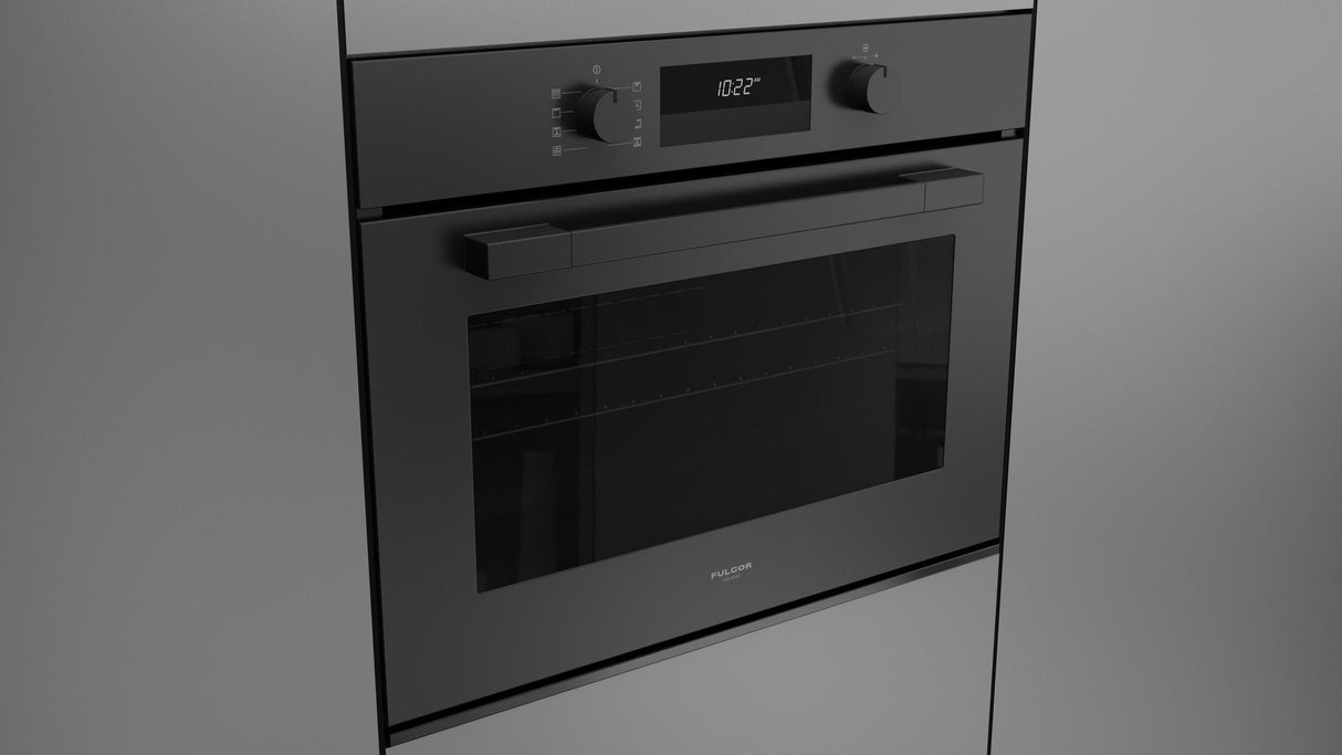 Fulgor Milano 30” Built-In Single Wall Oven Matte Black Electric Oven