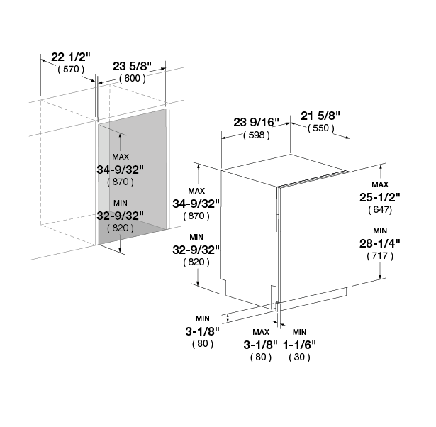 Fulgor Milano 24" Panel Ready Built-In Dishwasher F7DWS24FI1
