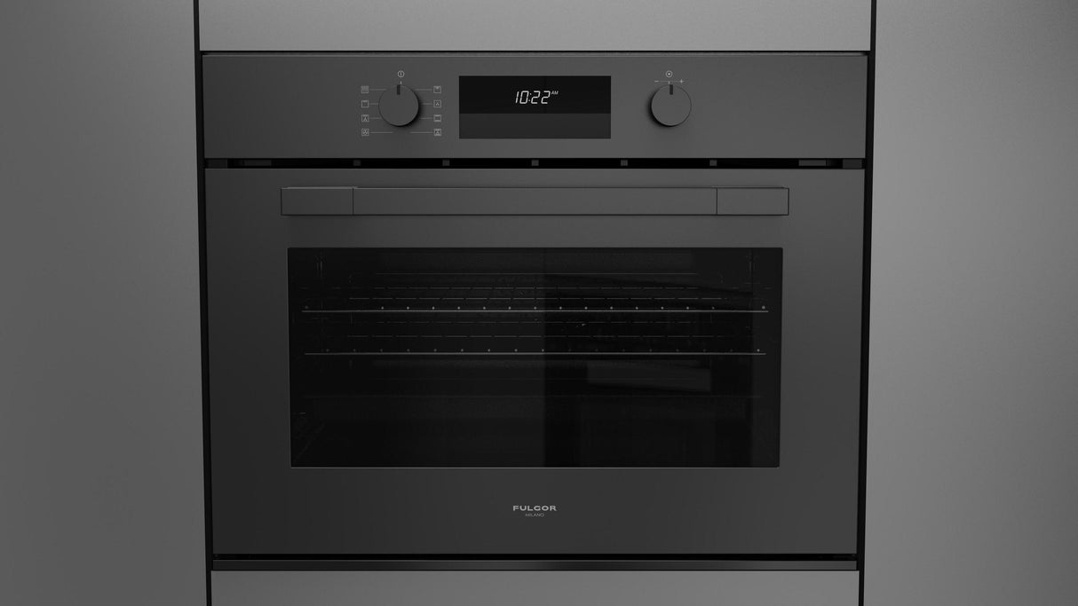 Fulgor Milano 30” Built-In Single Wall Oven Matte Black Electric Oven