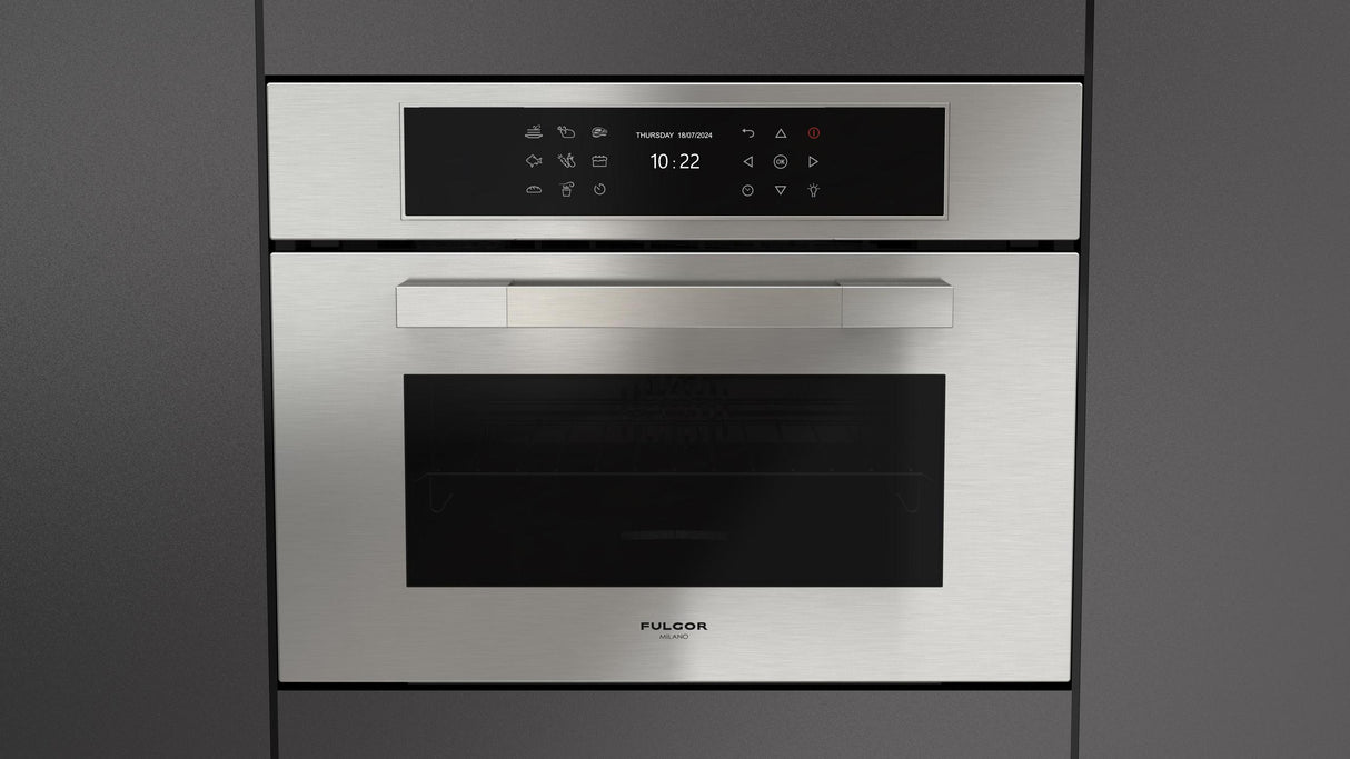 Fulgor Milano 24" Matte Stainless Single Wall Electric Oven F7MSCO24S1