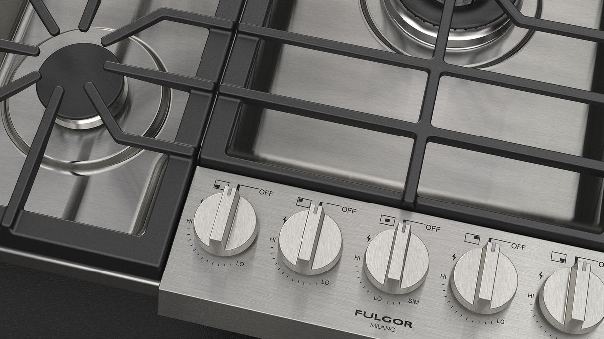 Fulgor Milano 30” Gas Cooktop Distinto F4PGK305S2