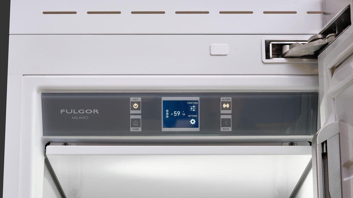 Fulgor Milano Sofia 700 Series 24" 12.67 Cu. Ft. Stainless Steel Built-In Freezer Column F7SFC24S1R