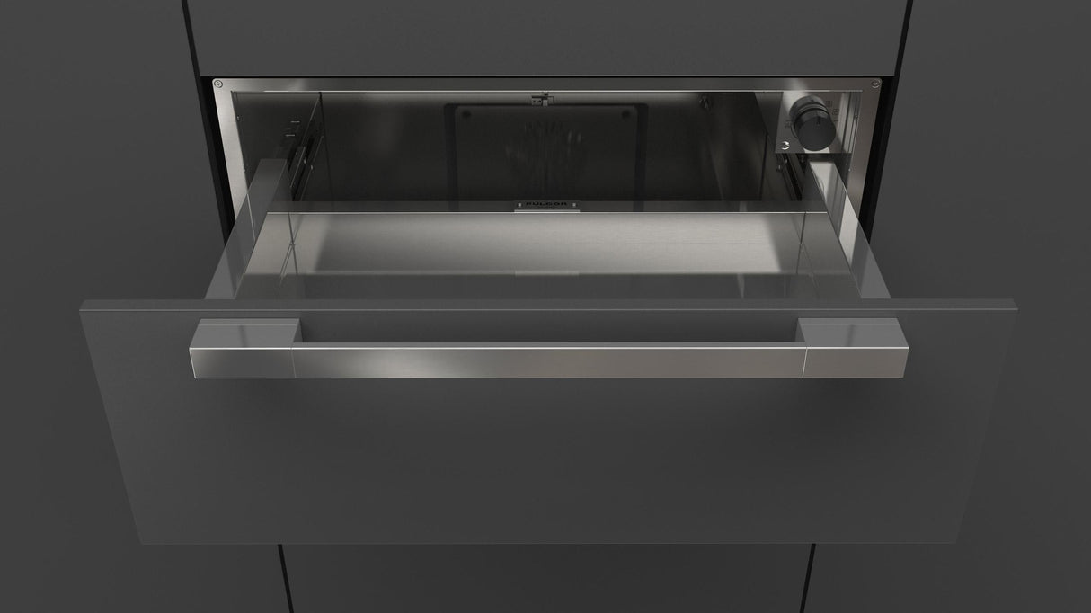 Fulgor Milano 600 Series 30" Custom Panel Ready Overlay Warming Drawer F6IWD30O1