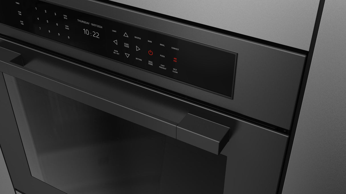 Fulgor Milano Matteo 700 Series 30" Matte Black Single Wall Electric Self-Clean Oven F7MSP30MB1