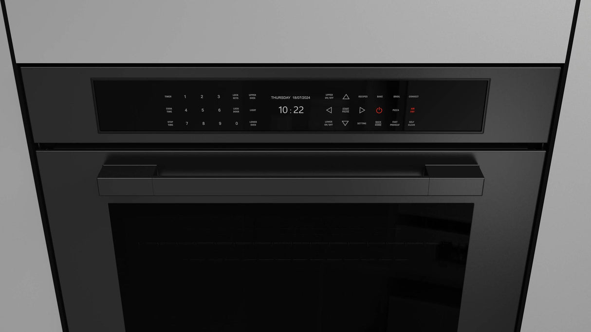 Fulgor Milano 30" Matte Black Double Wall Electric Oven F7MDP30MB1
