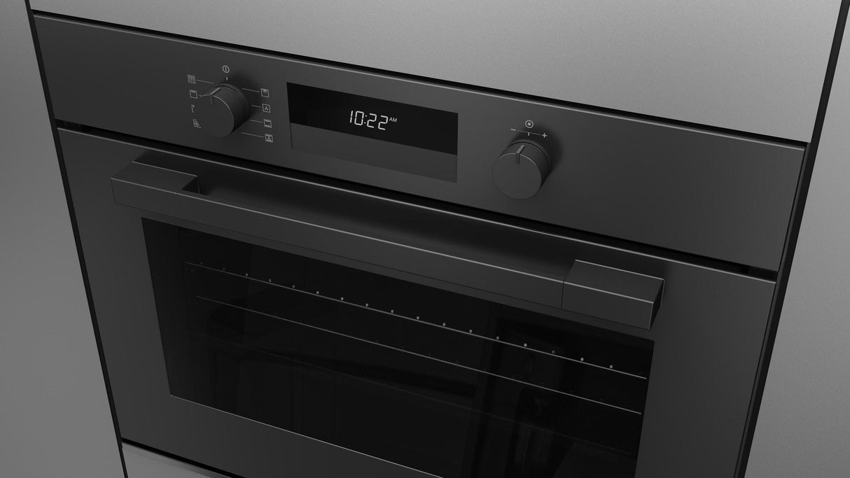 Fulgor Milano 30” Built-In Single Wall Oven Matte Black Electric Oven