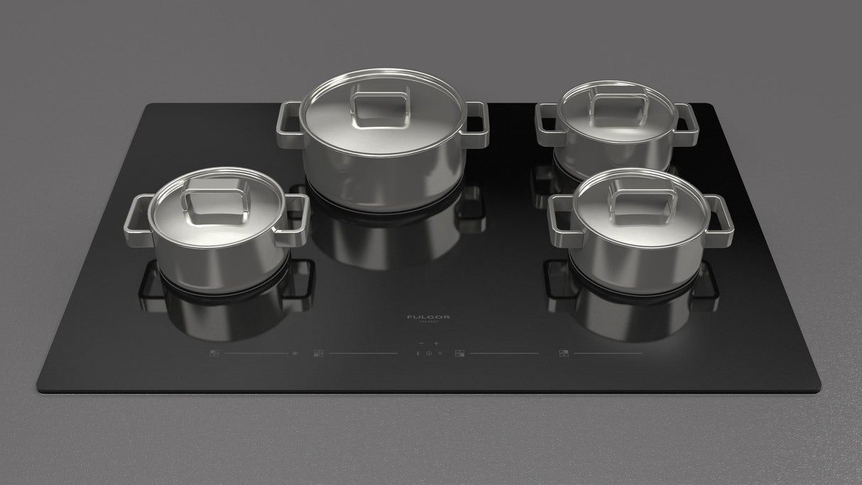 Fulgor Milano 30” Built-In Glass-Ceramic Electric Cooktop Glossy Black F7RT30B1
