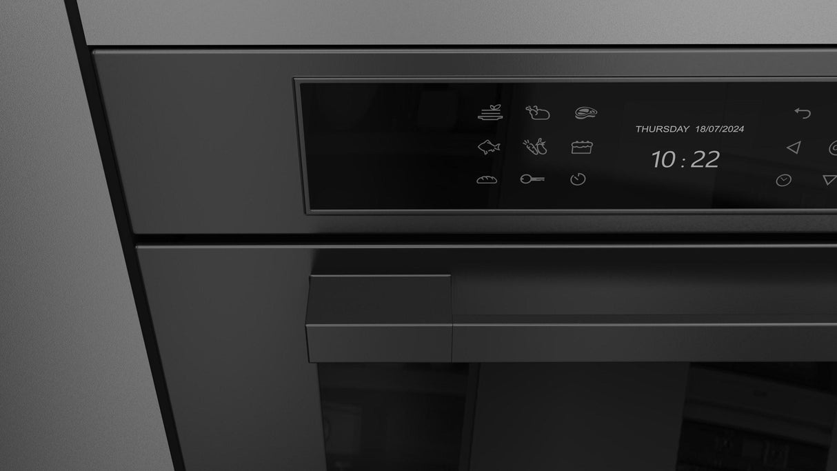 Fulgor Milano Matteo 700 Series 24" Matte Black Single Wall Electric Multifunction Oven F7MSM24MB1