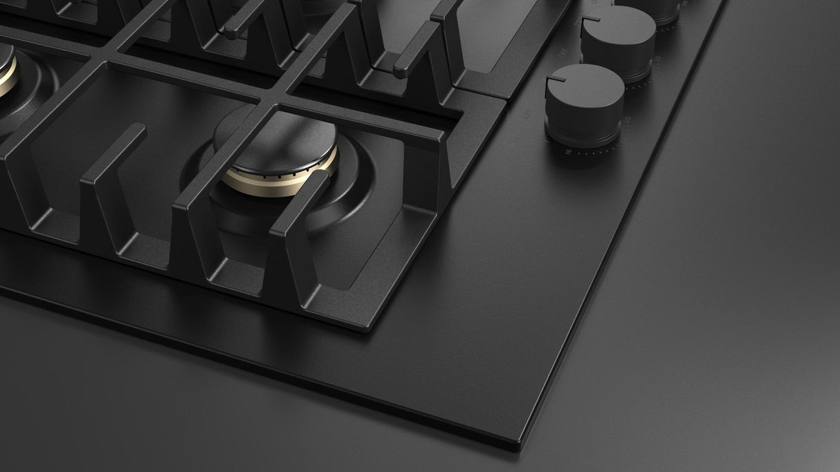 Fulgor Milano 30” Built-In Gas Cooktop Matte Black Gas Cooktop F4MGK30MB1