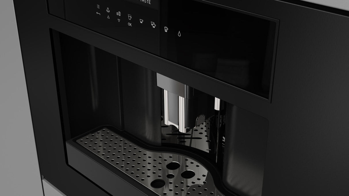 Fulgor Milano 24" Matte Black Built-In Coffee Maker & Grinder F7MBC24MB1