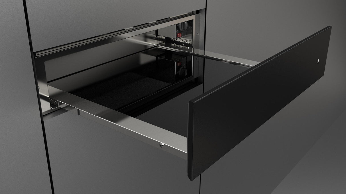 Fulgor Milano Matteo 400 Series 24" Matte Black Warming Drawer F4MWD24MB1