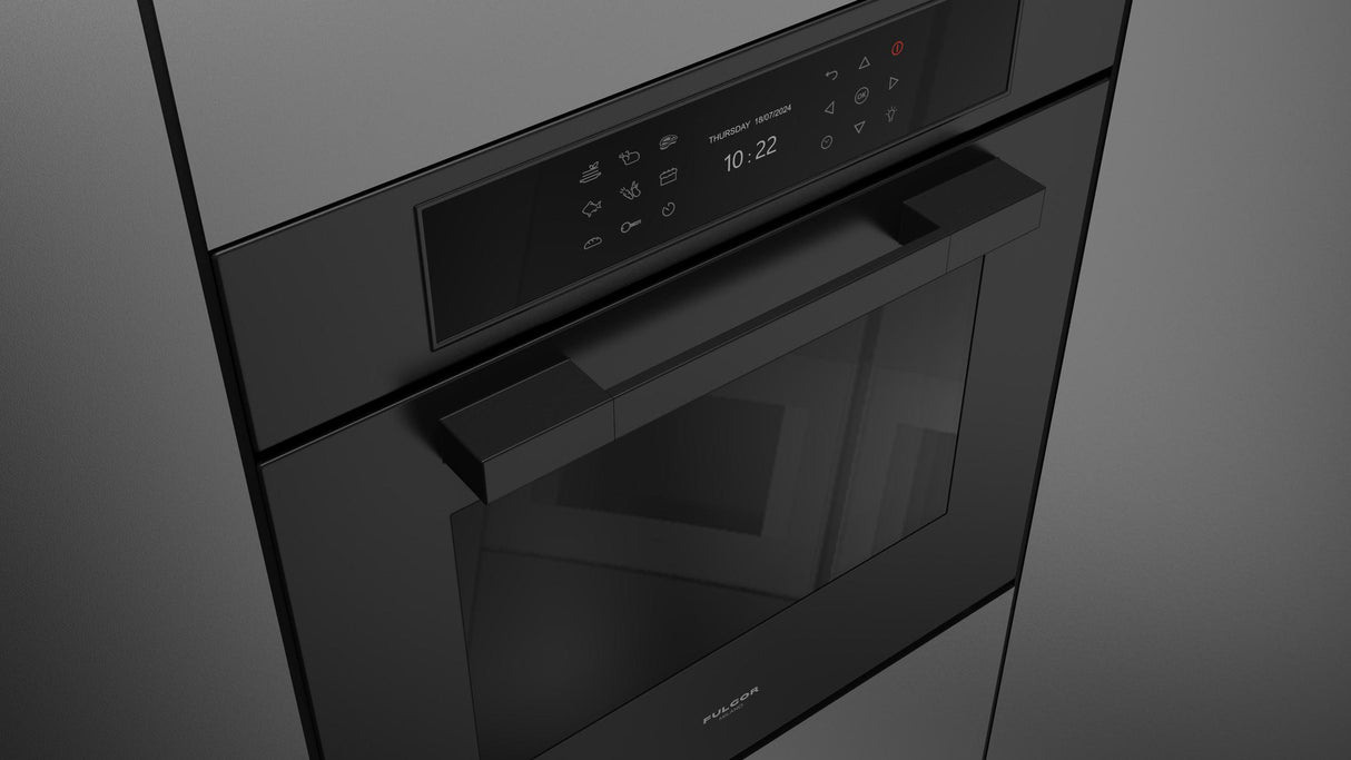 Fulgor Milano Matteo 700 Series 24" Matte Black Single Wall Electric Multifunction Oven F7MSM24MB1