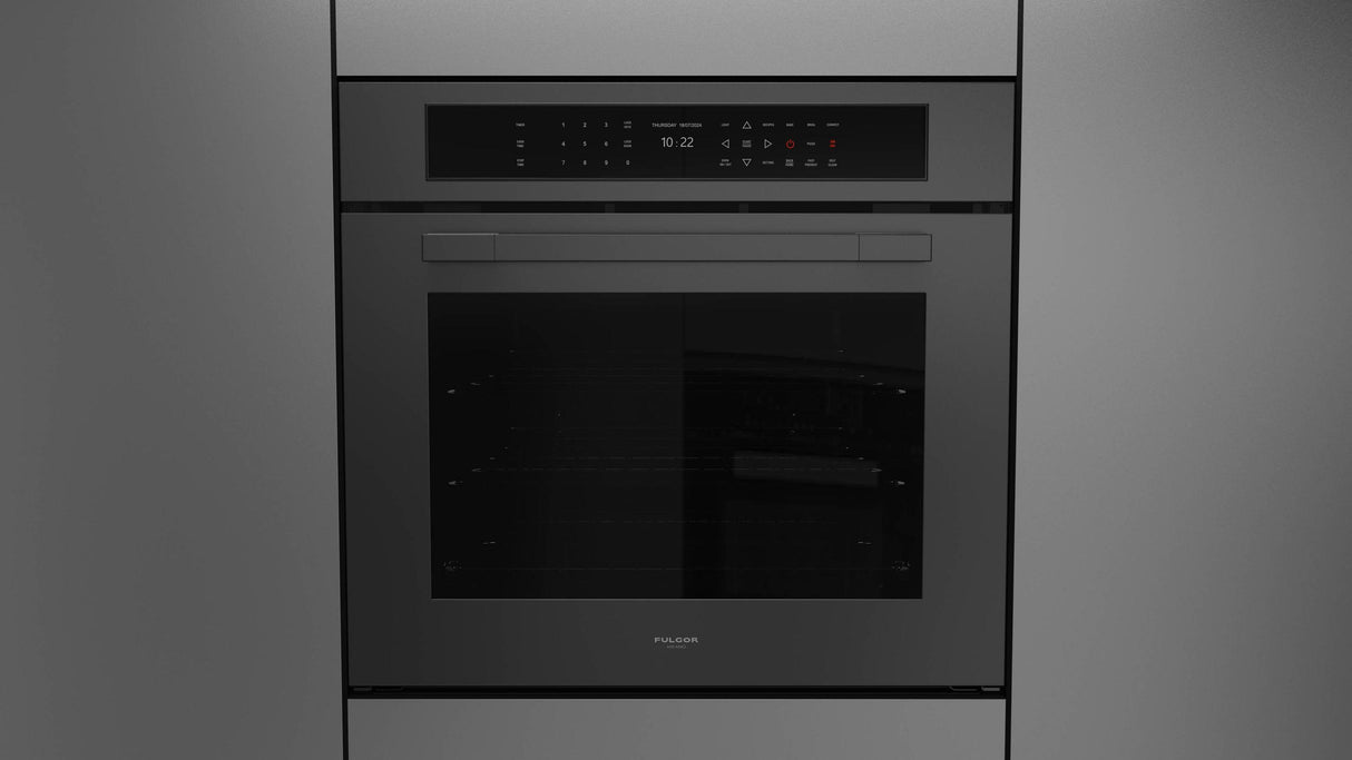Fulgor Milano Matteo 700 Series 30" Matte Black Single Wall Electric Self-Clean Oven F7MSP30MB1