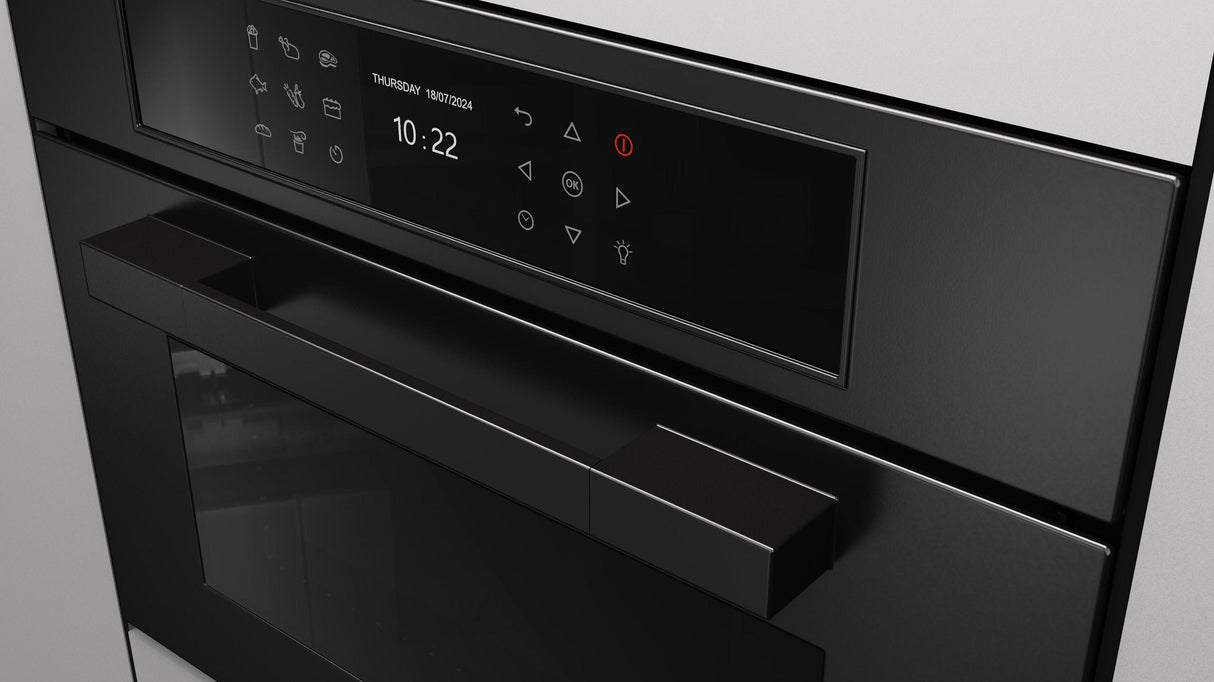 Fulgor Milano Matteo 700 Series 24" Matte Black Single Wall Electric Combi Speed Oven F7MSPD24MB1