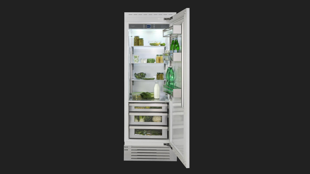 Fulgor Milano 24” Built-In Refrigerator Column Specialty Refrigerator F7IRC24O1R