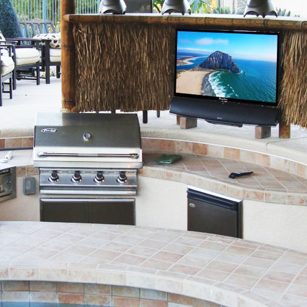 MirageVision Emerald Outdoor TV — Full-Sun 4K Weatherproof Smart TV IP55