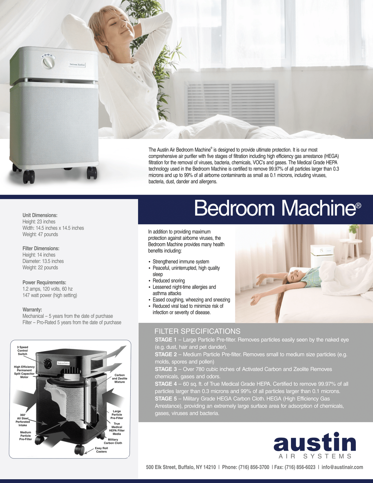 Austin Air Bedroom Machine Air Purifier