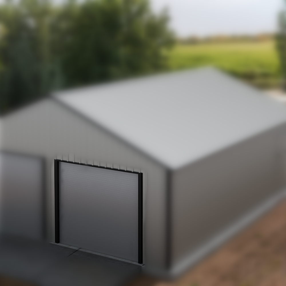 Chery Industrial Motorized Roll-Up Door Kit for Double Garage Metal Shed