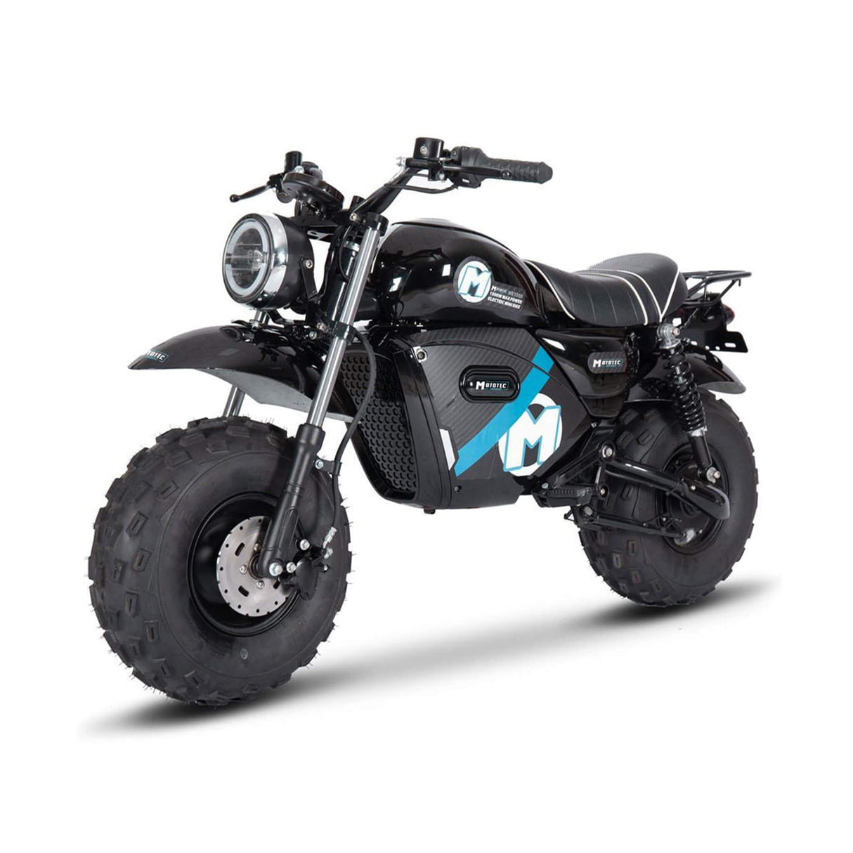 MotoTec 1500W 60V/20AH Electric Powered Mini Bike, Black