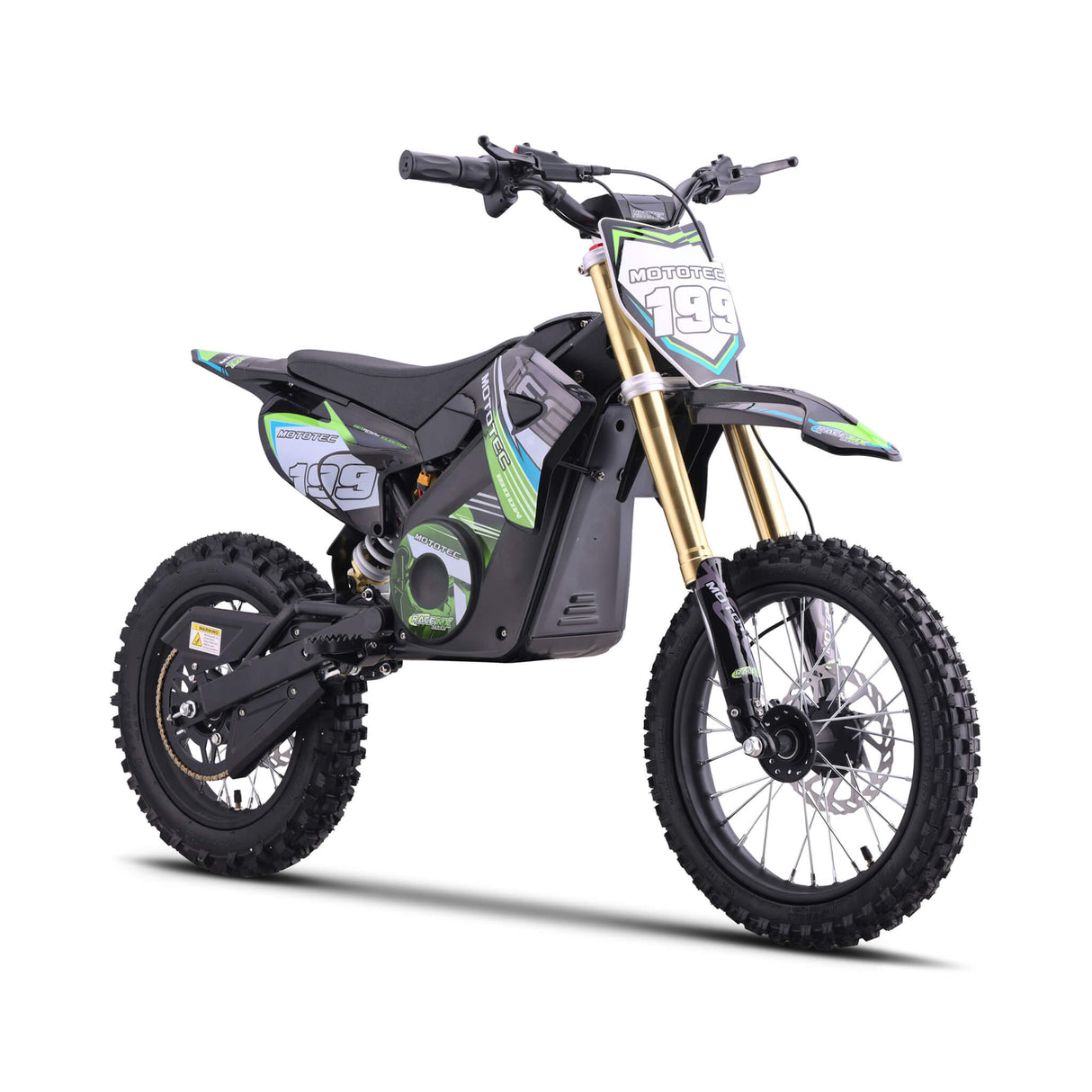 MotoTec 48V 1800W Pro High-Performance Electric Dirt Bike