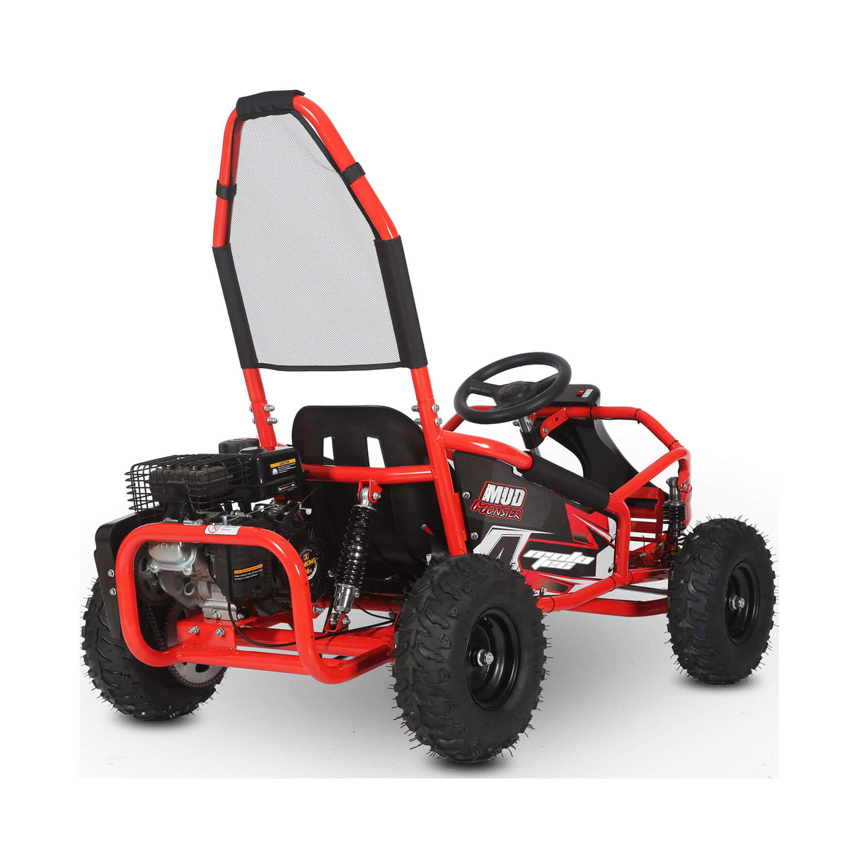 MotoTec Mud 98CC Full Suspension Gas Powered Go Kart