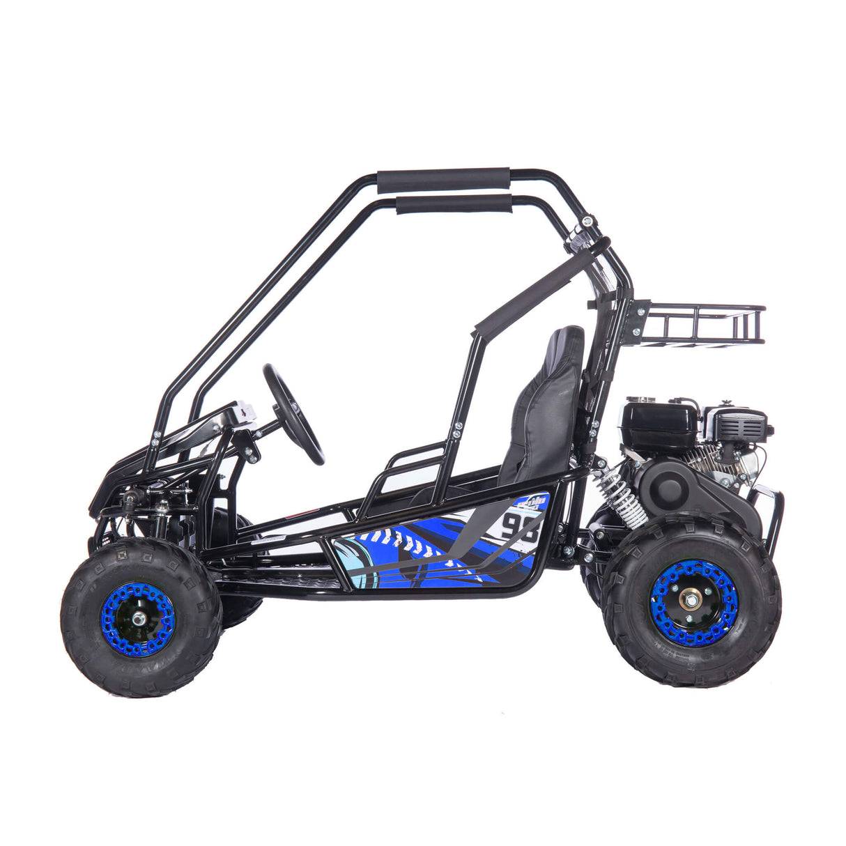 MotoTec Mud XL 212CC 2-Seat Go Kart With Full Suspension