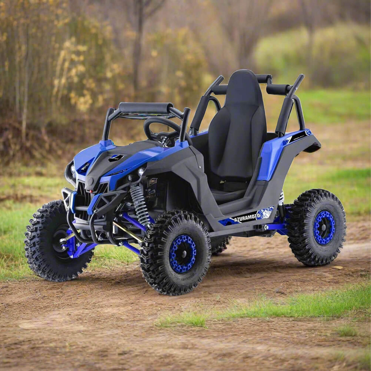 MotoTec Raider 1200W 48V/12AH Kids Electric Full Suspension UTV