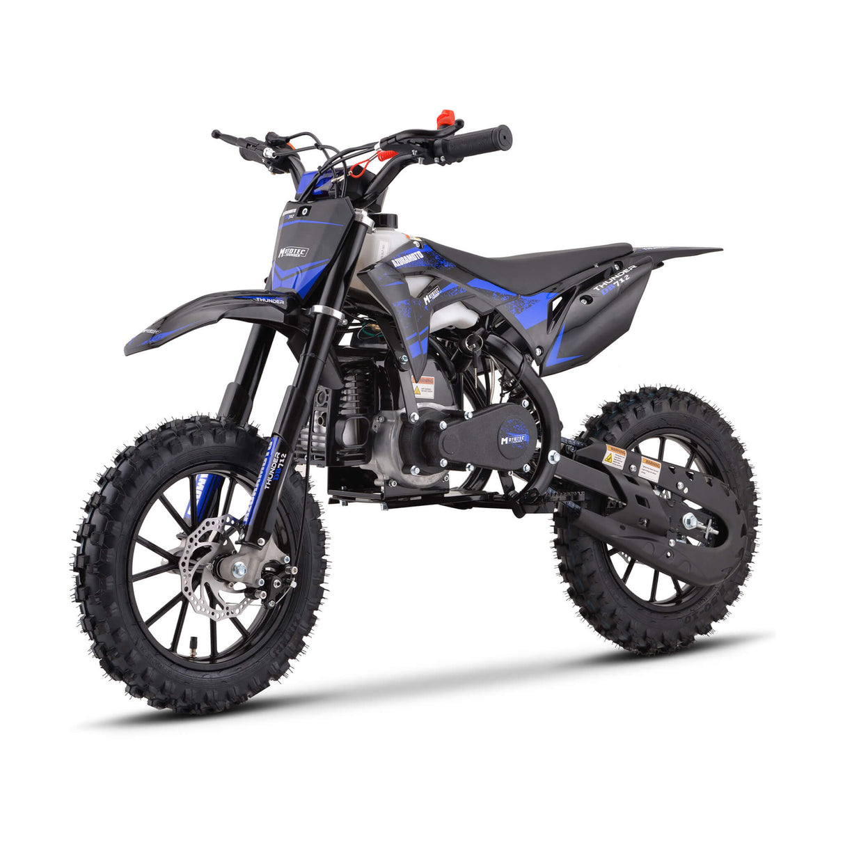 MotoTec Thunder 50cc 2-Stroke Kids Gas Dirt Bike