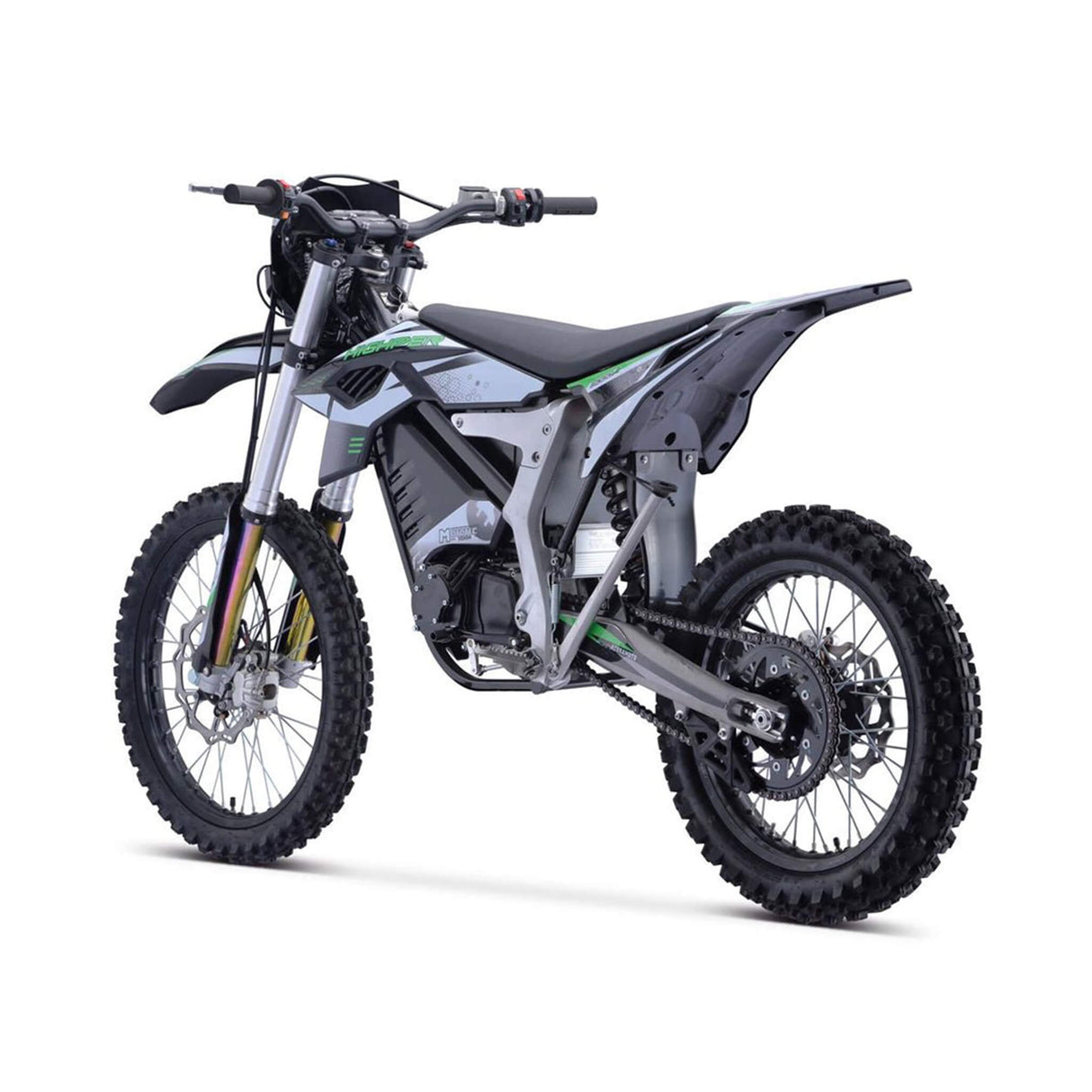 MotoTec Venom High-Performance 72V/12000W Electric Dirt Bike, White
