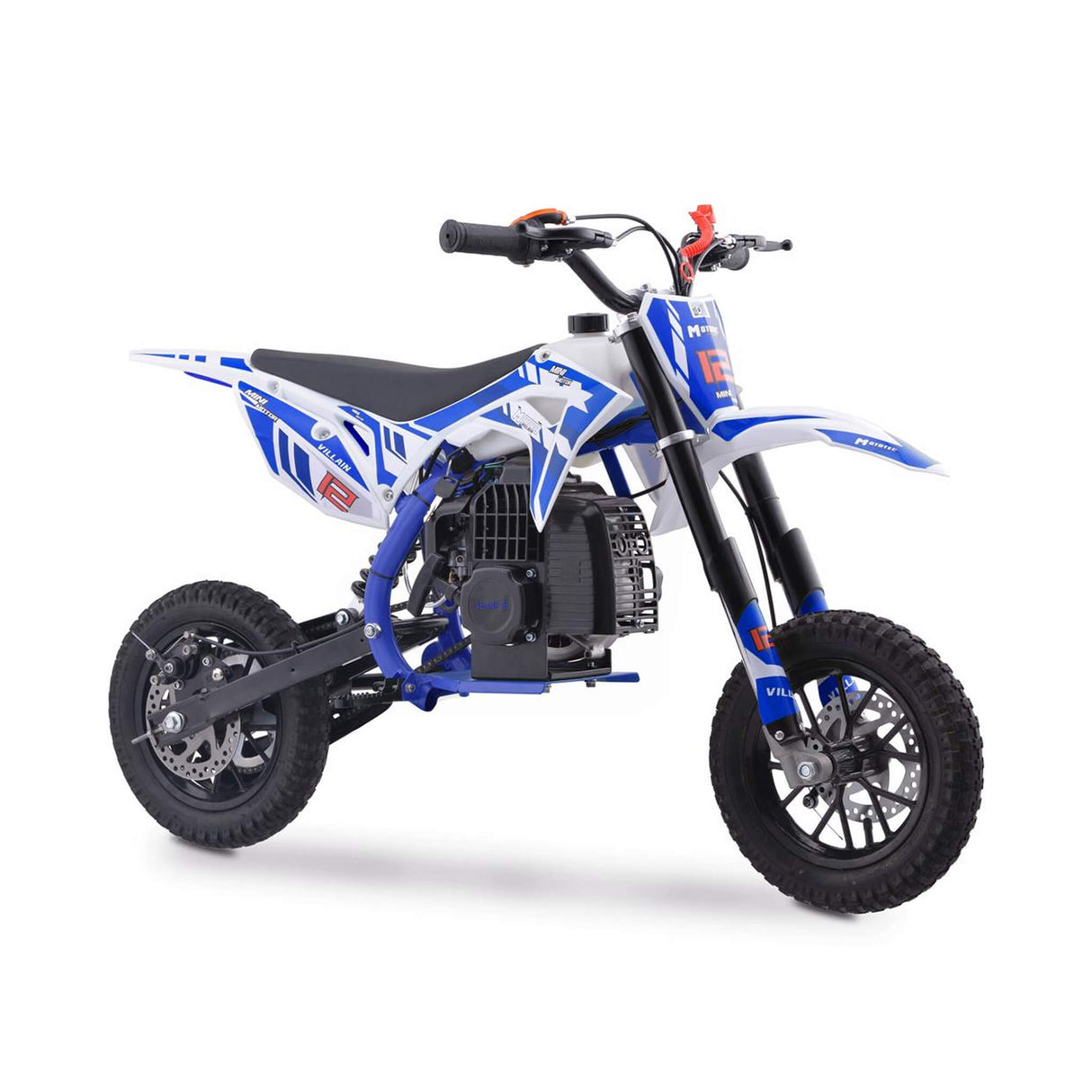 MotoTec Villain 52CC 2-Stroke Kids Gas Dirt Bike